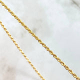 Cadena Lazo 2.45gr / 40cm / 2.1mm Oro Amarillo +3 18K ©