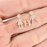 Family of Four Charm 2gr / 1 in / 18K Yellow Gold %