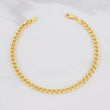 Cuban Anklet 5.85g / 9 3/4 in / 5.5mm 18K Yellow Gold