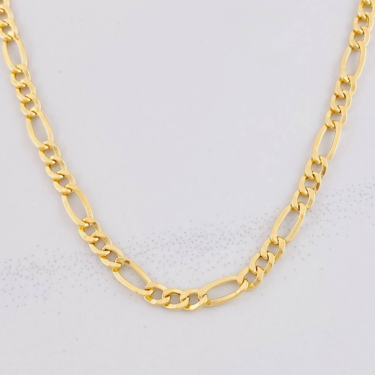 Figaro Chain 4.2g / 24 in / 3.4mm 18K Yellow Gold