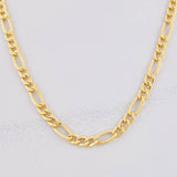 Figaro Chain 4.2g / 24 in / 3.4mm 18K Yellow Gold