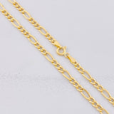 Figaro Chain 4.2g / 24 in / 3.4mm 18K Yellow Gold