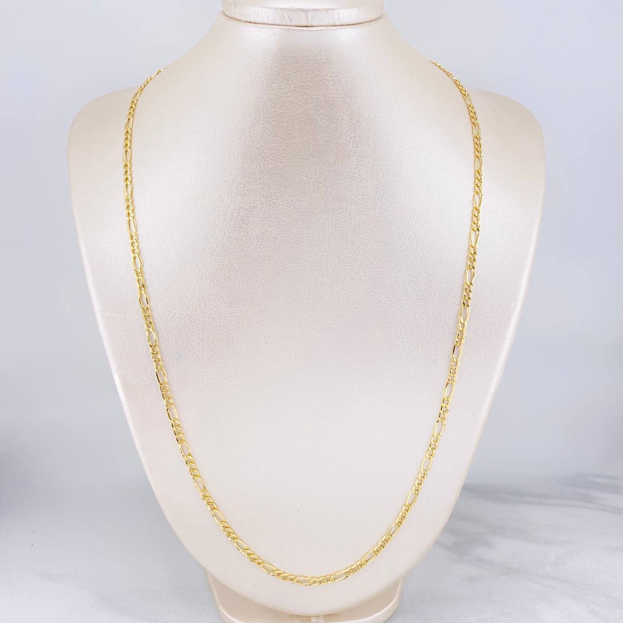 Figaro Chain 4.25g / 24 in / 3.5mm Yellow Gold 18K