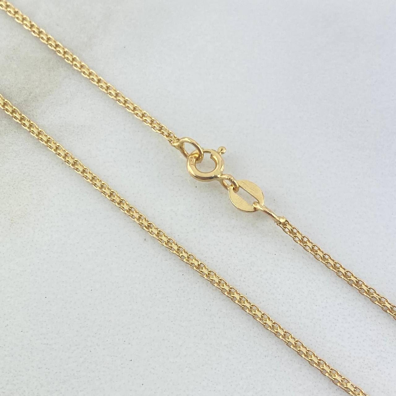 China Anklet 1.45gr / 23.5cm / 1.5mm Yellow Gold +1 18K ©