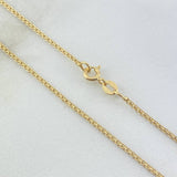 China Anklet 1.45gr / 23.5cm / 1.5mm Yellow Gold +1 18K ©