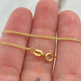 China Anklet 1.45gr / 23.5cm / 1.5mm Yellow Gold +1 18K ©