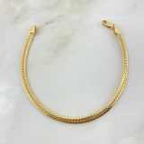 Pulso Serpiente 4.5gr / 19.5cm / 4mm Oro Amarillo +3 18K ©