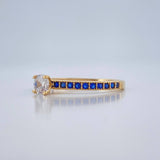Anillo Churumbela 1.4gr / T6 1/4 / Oro Amarillo 18K %