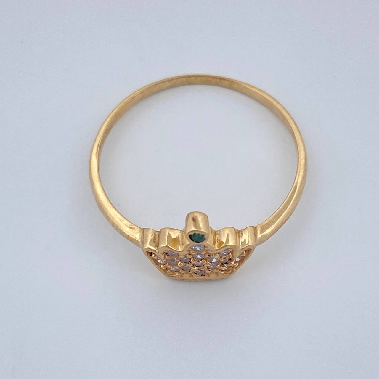 Anillo Corona 1.5gr / T7 / Oro Amarillo 18K %