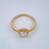 Anillo Churumbela Halo 1.95gr / T5 1/4 / Oro Amarillo 18K %