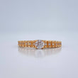Anillo Churumbela Escalonado 2.35gr / T8 / Oro Amarillo 18K %