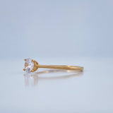Anillo Solitario 1.2gr / T6 / Oro Amarillo 18K %