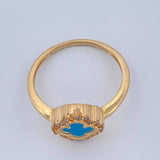 Anillo Trebol 3.25gr / T8 / Oro Amarillo Nac.Esp. 18K %