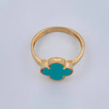 Anillo Trebol 2.65gr / T7 1/2 / Oro Amarillo Nac.Esp. 18K %