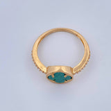 Anillo Trebol 2.3gr / T7 1/2 / Oro Amarillo Nac.Esp. 18K %