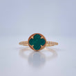 Anillo Trebol 2.3gr / T7 1/2 / Oro Amarillo Nac.Esp. 18K %