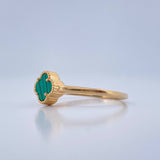 Anillo Trebol 1.95gr / T7 3/4 / Oro Amarillo Nac.Esp. 18K %