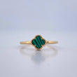 Anillo Trebol 1.95gr / T7 3/4 / Oro Amarillo Nac.Esp. 18K %