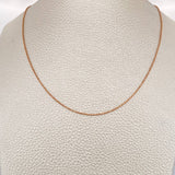 Cadena Militar 2.65gr / 23 3/4 in / 1mm Oro Rosa +3 18K %