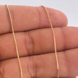 Cadena Veneciana 2.65gr / 18 in / 1mm Oro Rosa +3 18K %
