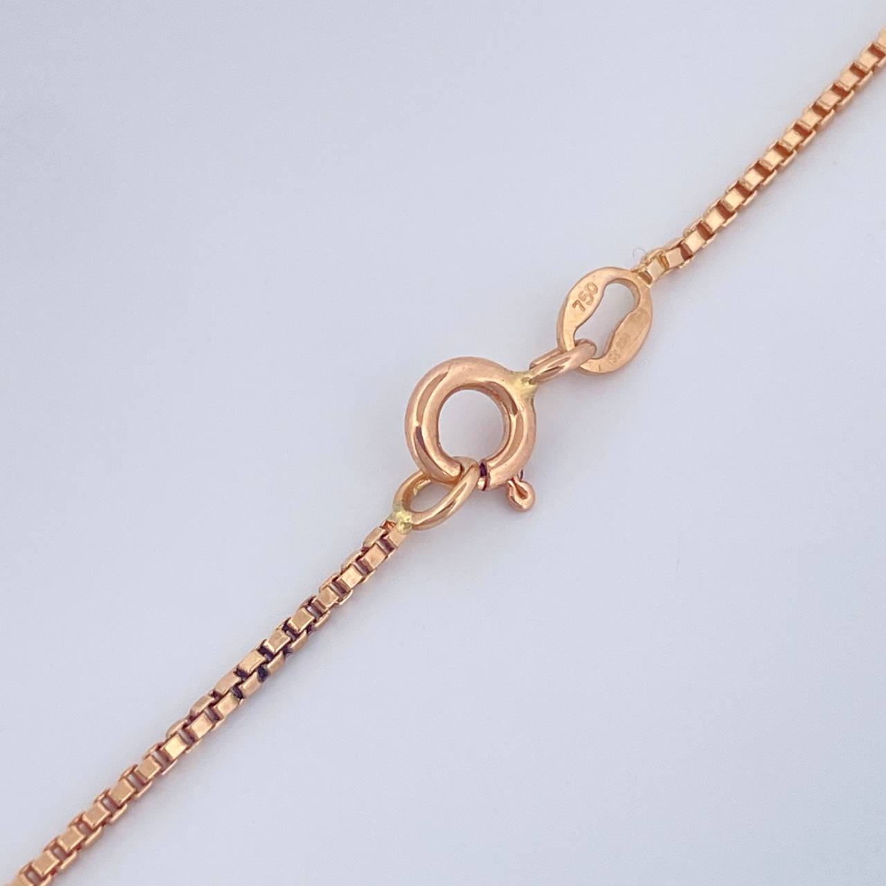 Cadena Veneciana 5gr / 23 3/4 in / 1.1mm Oro Rosa +3 18K %