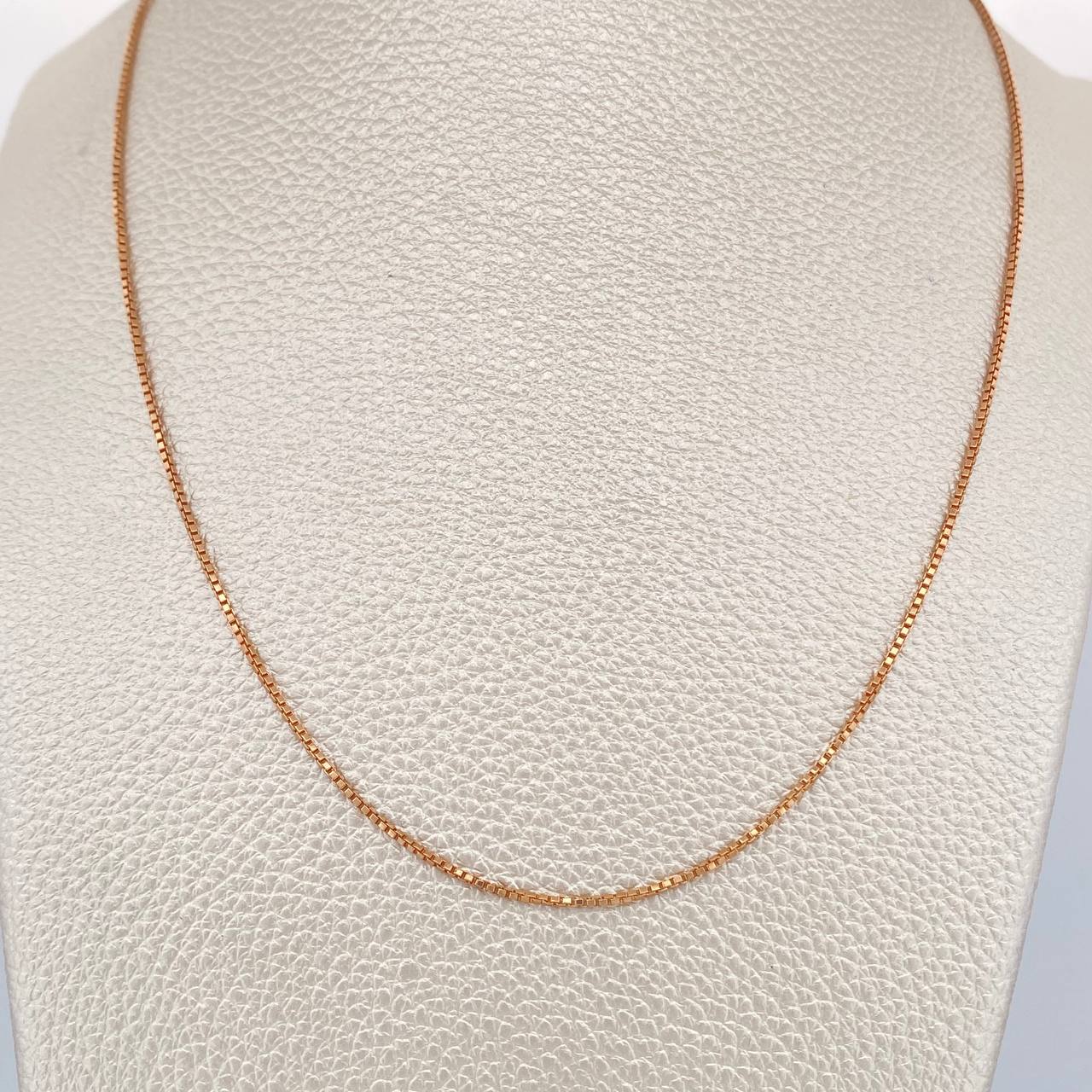 Cadena Veneciana 5gr / 23 3/4 in / 1.1mm Oro Rosa +3 18K %