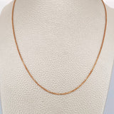 Cadena Veneciana 5gr / 23 3/4 in / 1.1mm Oro Rosa +3 18K %