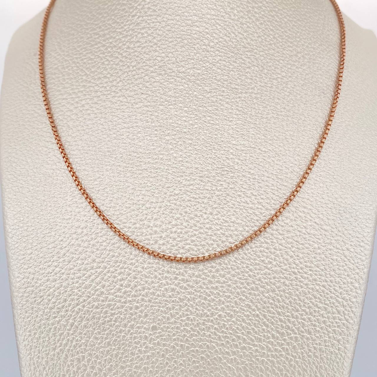 Cadena Veneciana 7gr / 20 3/4 in / 1.5mm Oro Rosa +3 18K %