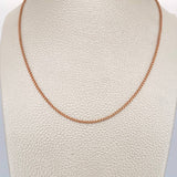 Cadena Veneciana 7gr / 20 3/4 in / 1.5mm Oro Rosa +3 18K %