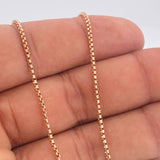 Cadena Veneciana 7gr / 20 3/4 in / 1.5mm Oro Rosa +3 18K %