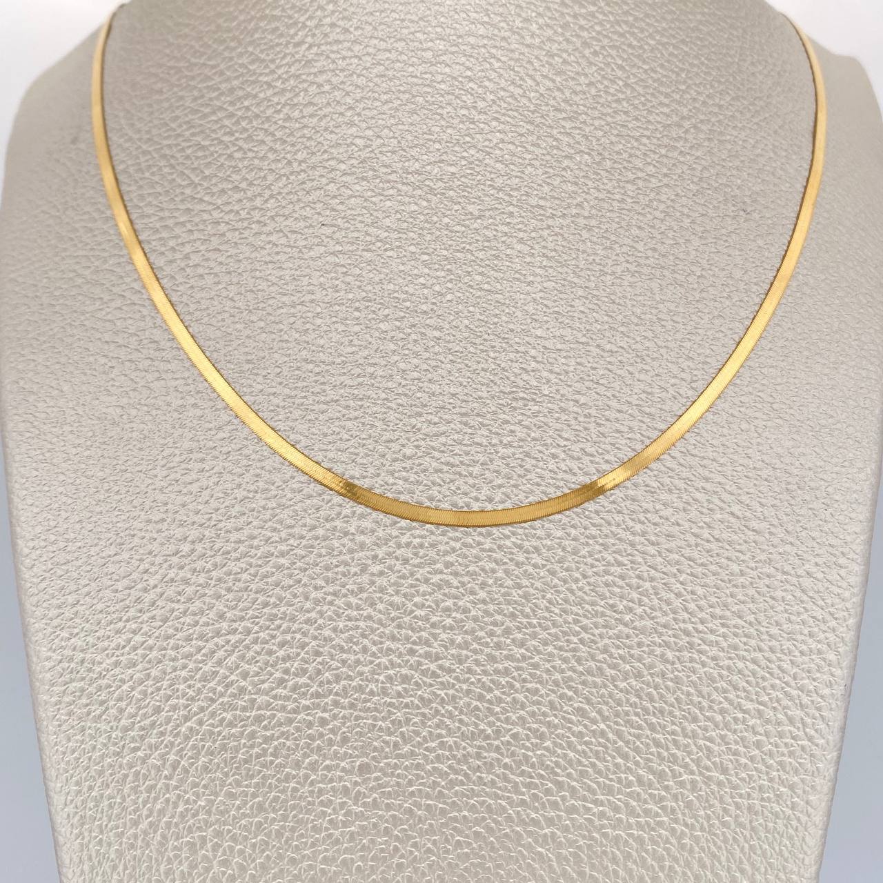 Cadena Espejo 4.05gr / 15 3/4 in / 2.53mm Oro Amarillo +3 18K %