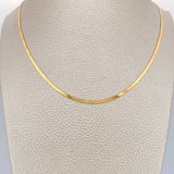 Cadena Espejo 4.05gr / 15 3/4 in / 2.53mm Oro Amarillo +3 18K %