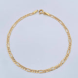 Pulso Figaro 1.2gr / 7 1/2 in / 2mm Oro Amarillo +1 18K %