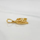 Pendant Horseshoe Horse 1.75 g / 3/4 in 18K Yellow Gold