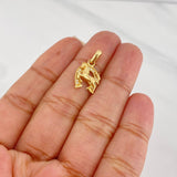 Pendant Horseshoe Horse 1.75 g / 3/4 in 18K Yellow Gold