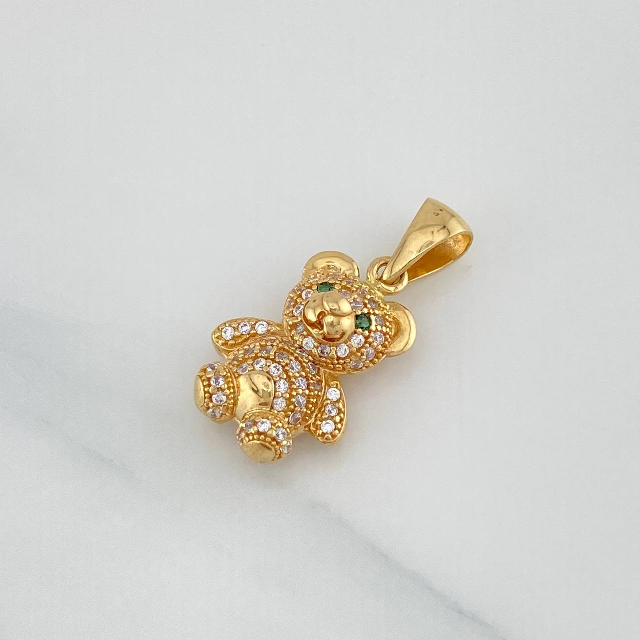 Dije Oso 3.5 g / 1 in Oro Amarillo 18K