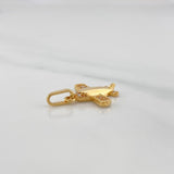 Pendant Airplane 1.25 g / 3/4 in Yellow Gold 18K