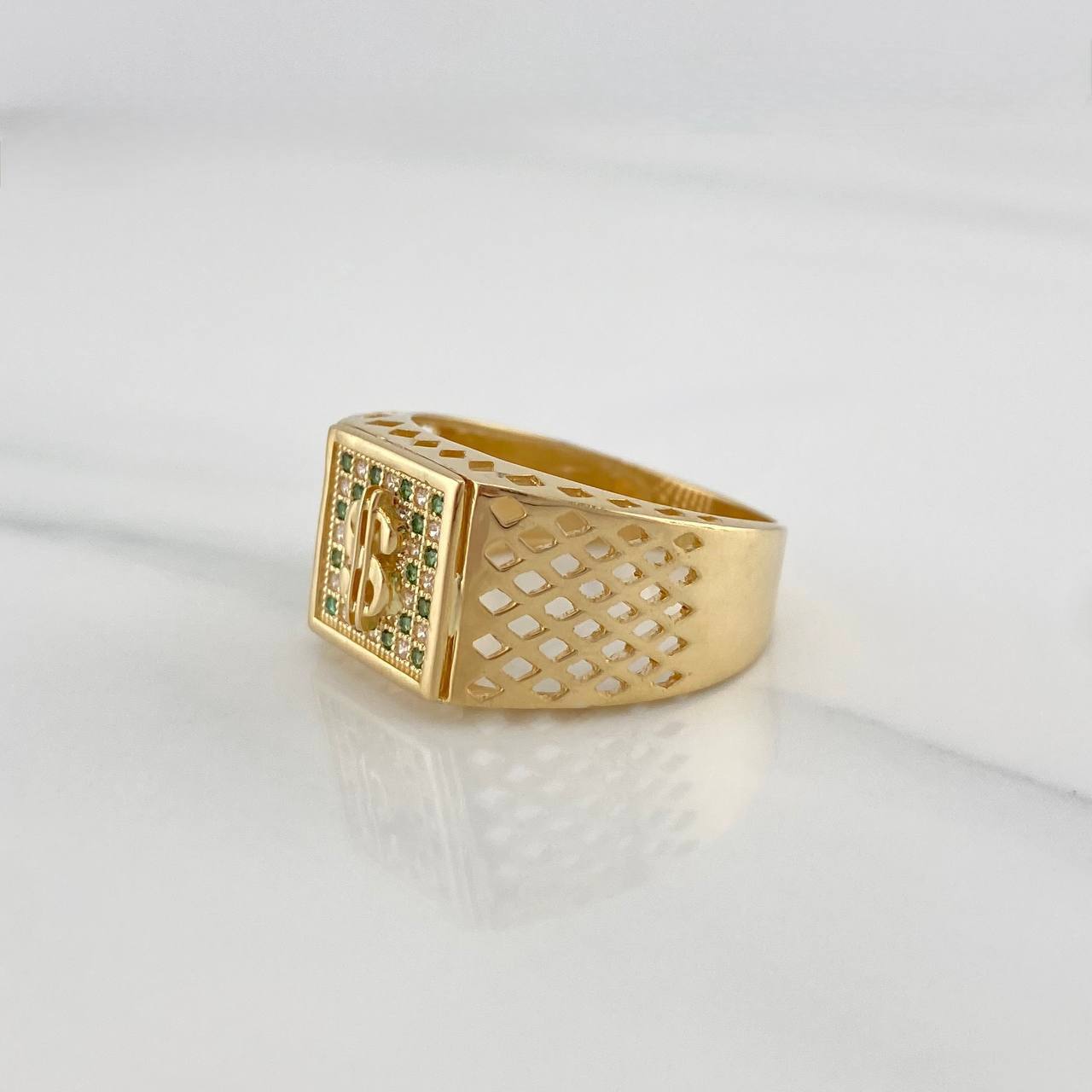 Signet Ring Weight 5.9 g / T9 1/4 Yellow Gold 18K