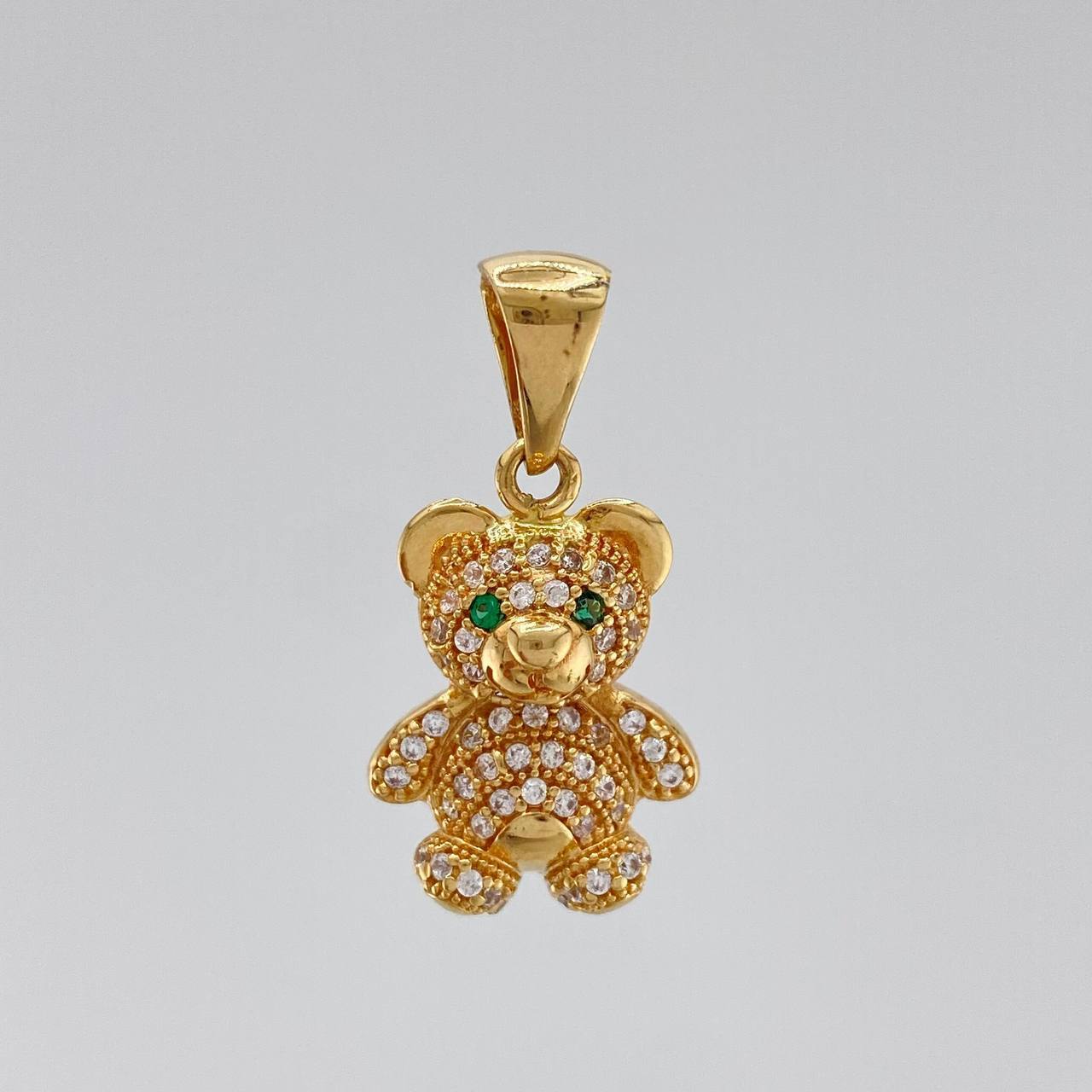 Dije Oso 3.5 g / 1 in Oro Amarillo 18K