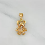Dije Oso 3.5 g / 1 in Oro Amarillo 18K