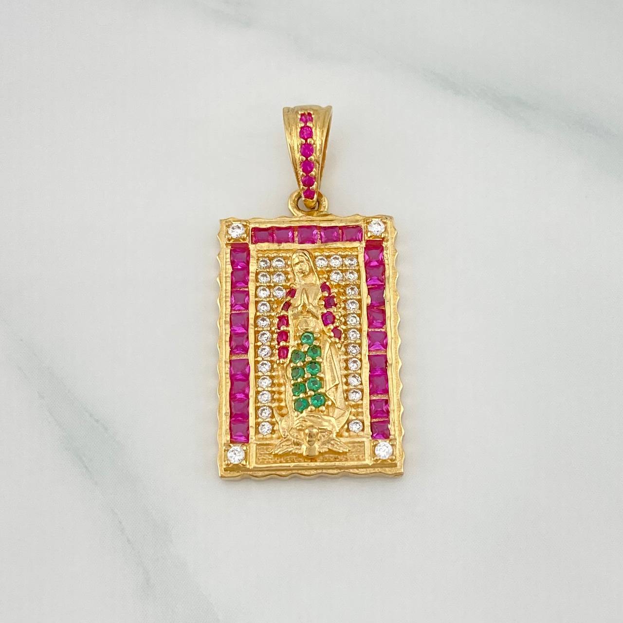 Dije Virgen de Guadalupe 3.9 g / 1 1/4 in Oro Amarillo 18K