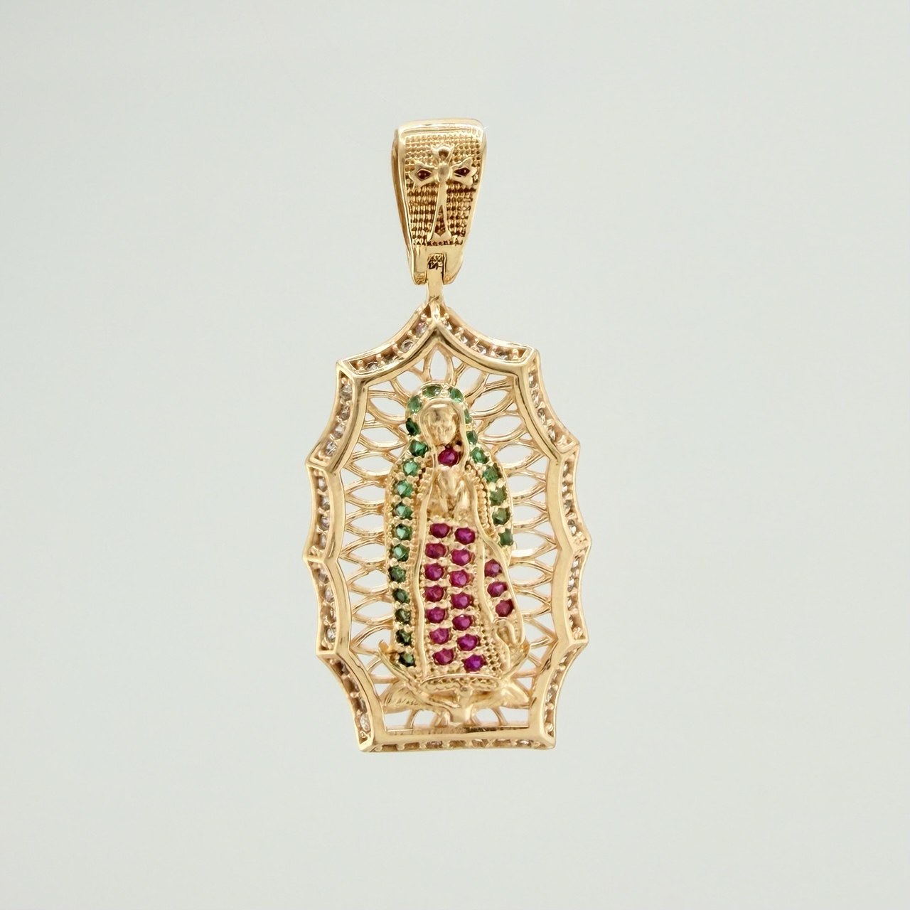 Dije Virgen de Guadalupe 4.35 g / 1 1/2 in Oro Amarillo 18K