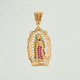 Dije Virgen de Guadalupe 4.35 g / 1 1/2 in Oro Amarillo 18K