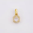 Dense Rhombus Pendant 1.05gr / 1/2 in / Yellow Gold 18K *