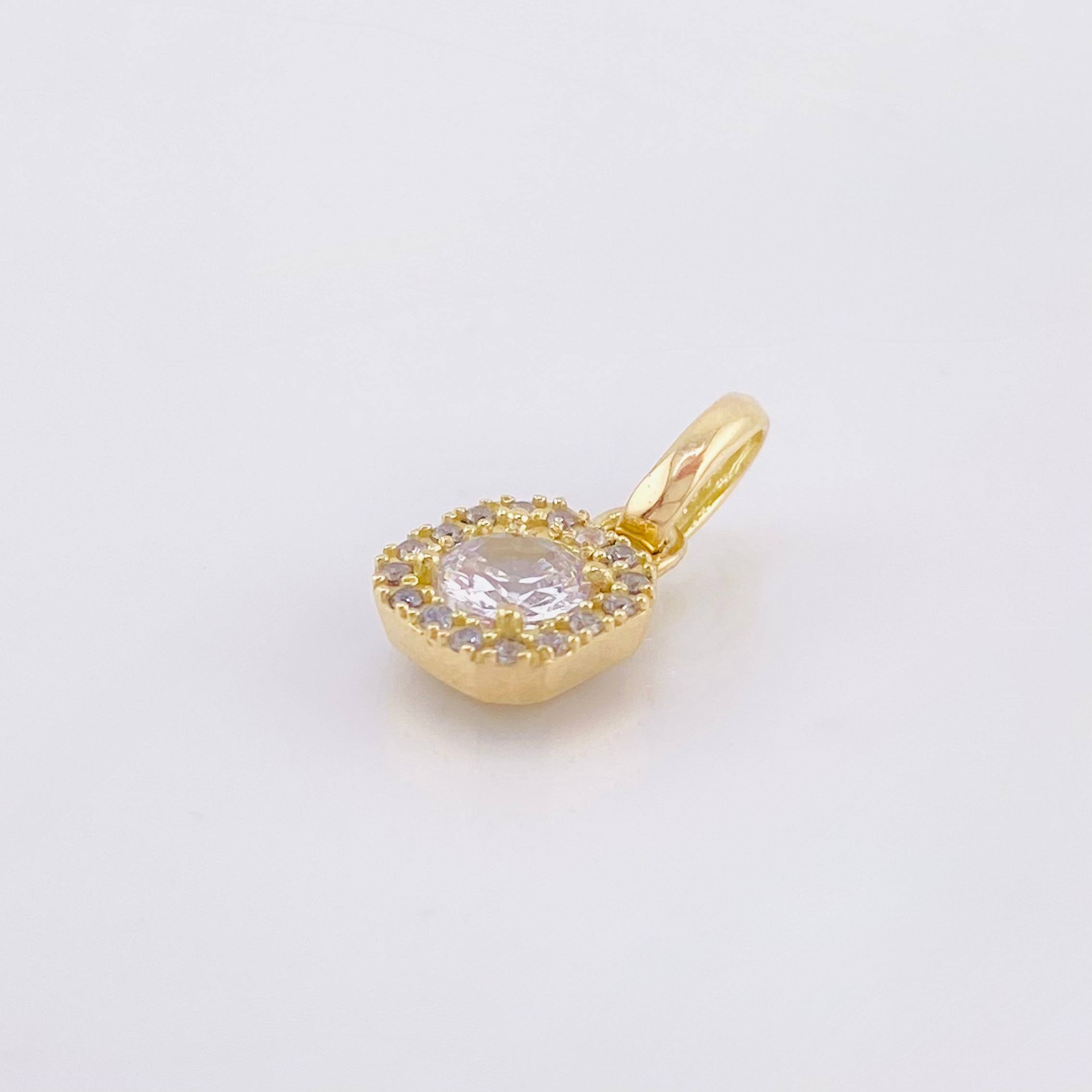 Dense Rhombus Pendant 1.05gr / 1/2 in / Yellow Gold 18K *