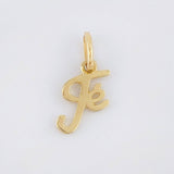 Dije Fe 0.85gr / 3/4 in / Oro Amarillo 18K *