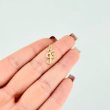 Dije Fe 0.85gr / 3/4 in / Oro Amarillo 18K *