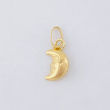 Dije Luna 0.2gr / 1/2 in / Oro Amarillo 18K *