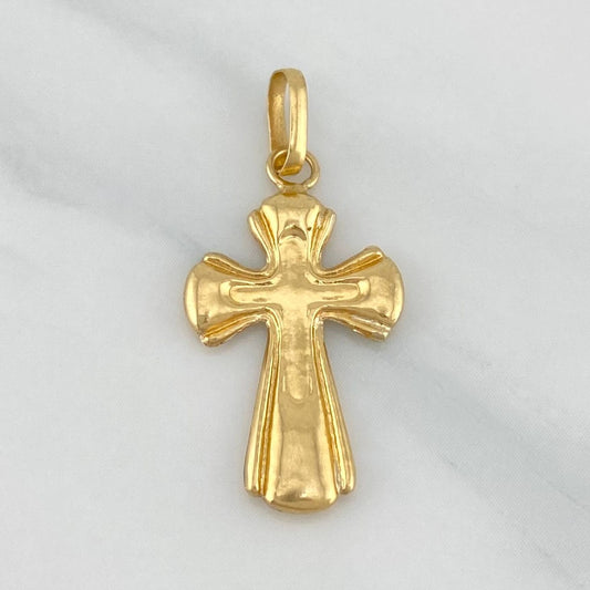 Dije Cruz 0.8 g / 1 in Oro Amarillo 18K