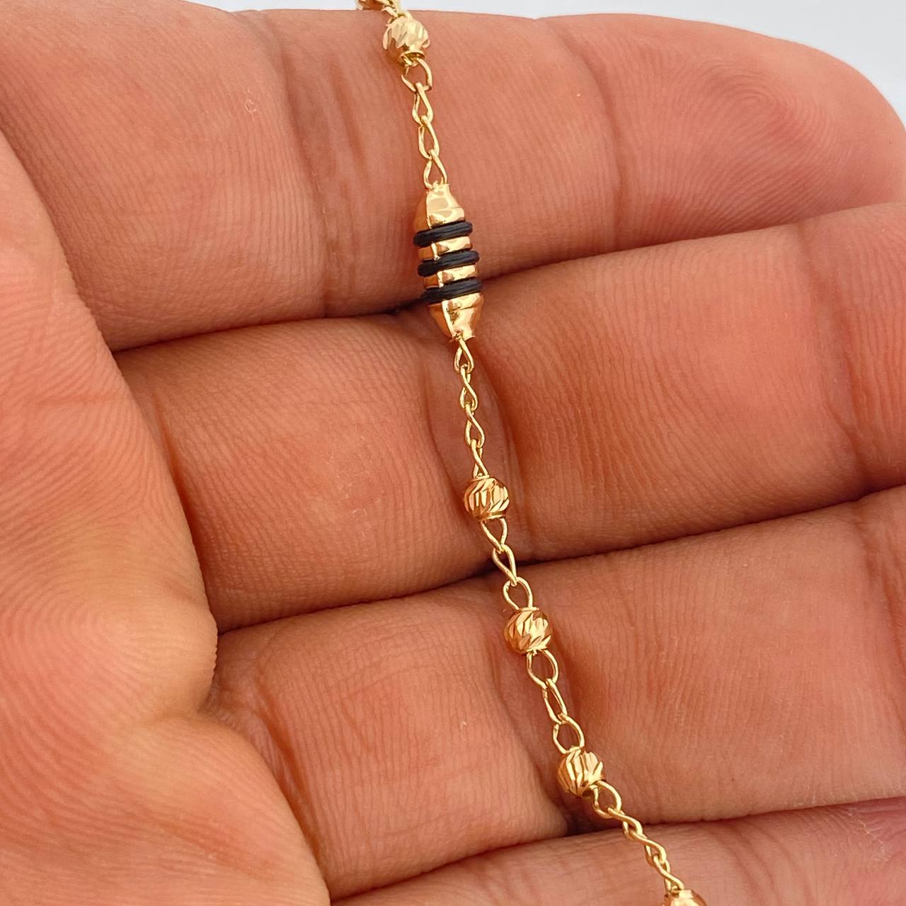 Pulso Espiga Barril 2.65gr / 7 1/2 in / 3mm Oro Amarillo 18K %